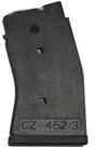 Magazine CZ 452/453 22 Winchester Magnum Rimfire (WMR) 10 Round Polymer Black Finish